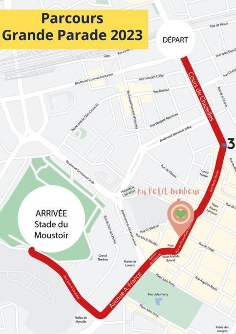 Joli T2 En Centre-Ville Lorient Avec Balcon Cosy Eksteriør bilde