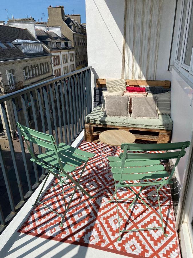 Joli T2 En Centre-Ville Lorient Avec Balcon Cosy Eksteriør bilde
